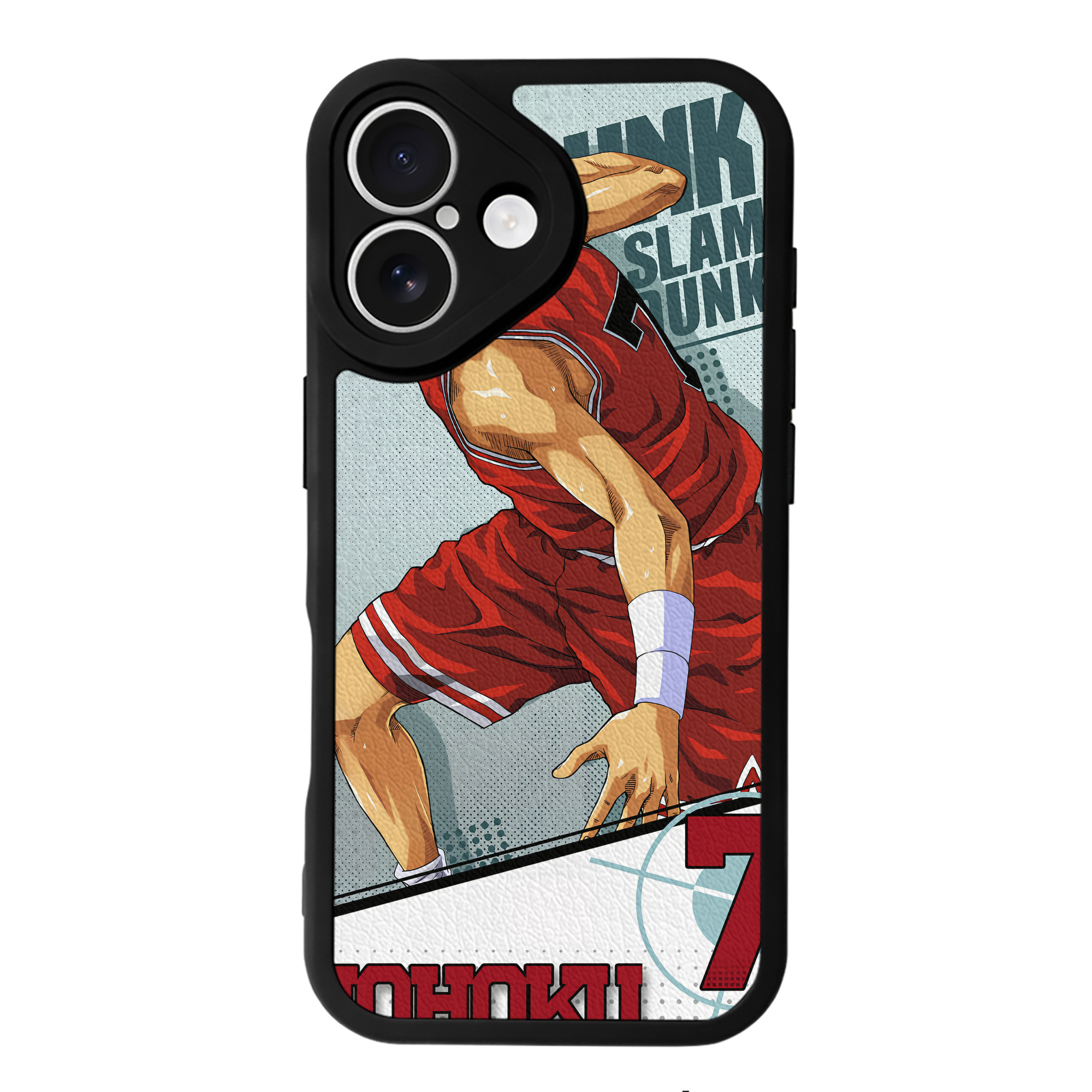 （画像用） SLAM DUNK／スラムダンク 【iPhone 16シリーズ対応】シリコンスマホケース（レザー調） 材質：シリコン